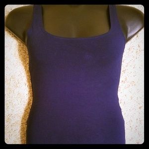 Curve fitting Navy Blue Dress